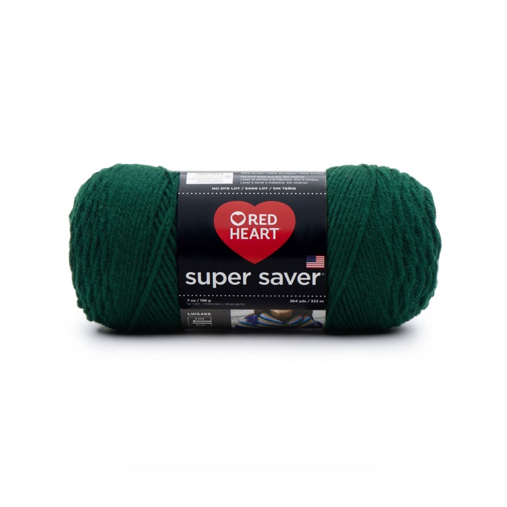 Hand-Made Crochet Ruffle Hat - Dark Green - Picture 3 of 3